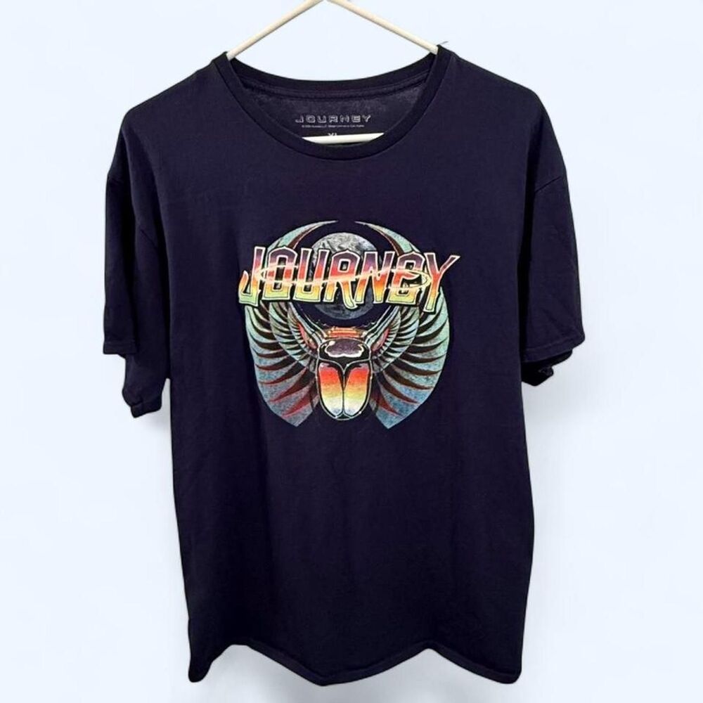 Official Journey Classic Rock Winged Scarab Graphic Tee XL